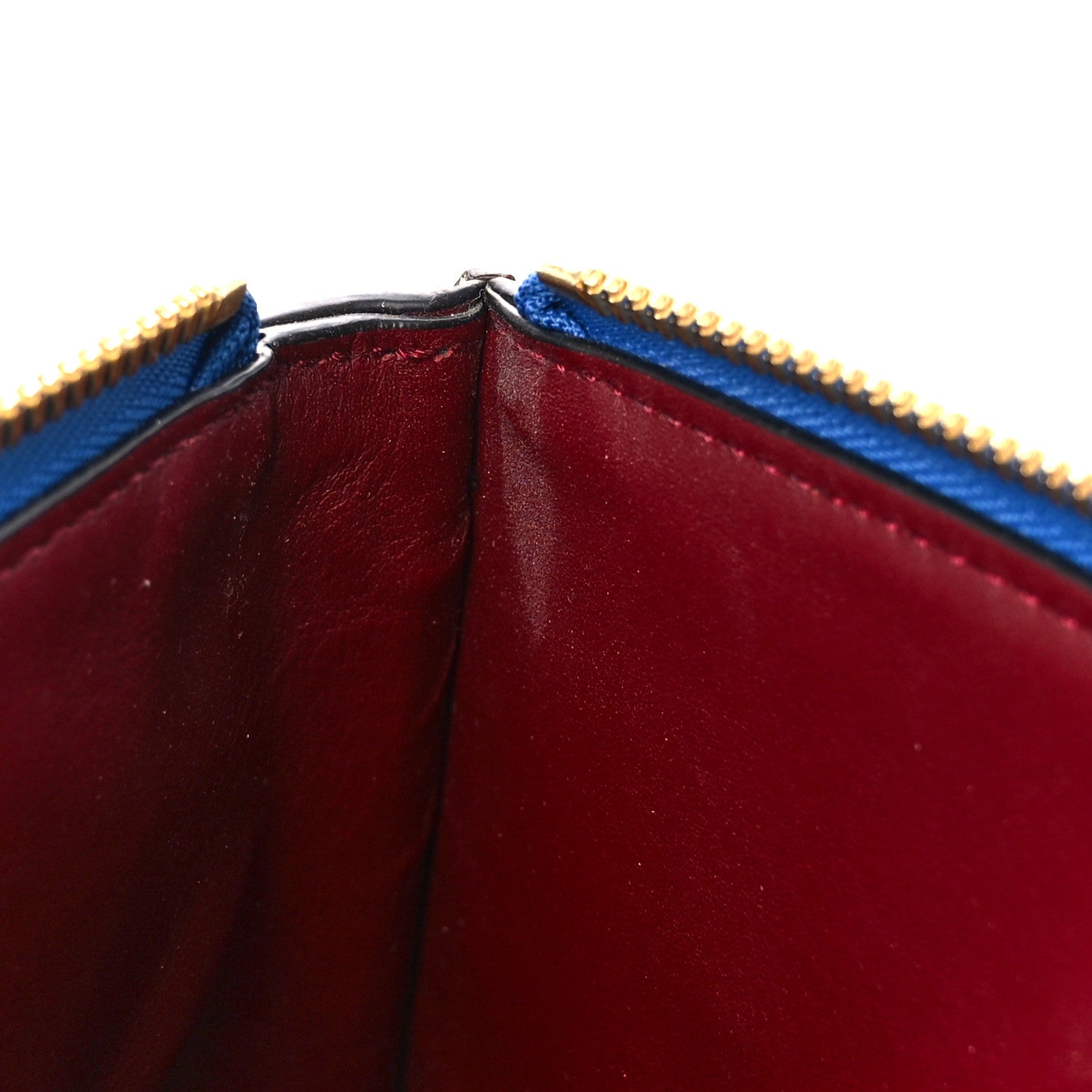 Louis Vuitton Calfskin Monogram City Steamer MM Blue Burgundy White 14 of 16