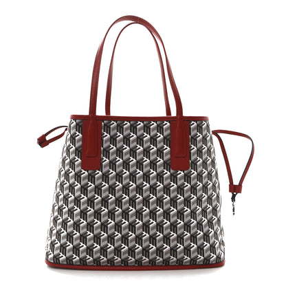 MCM Visetos Medium Liz Reversible Shopper Tote Candy Red 11 of 17