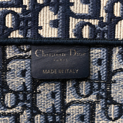 Christian Dior Oblique Book Tote Blue Multicolor 11 of 17