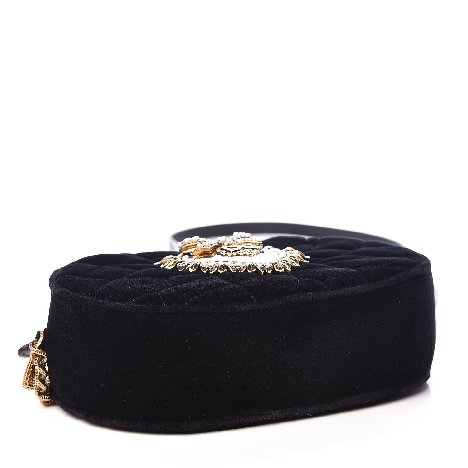 Dolce & Gabbana Velvet Devotion Crossbody Bag Black 4 of 9