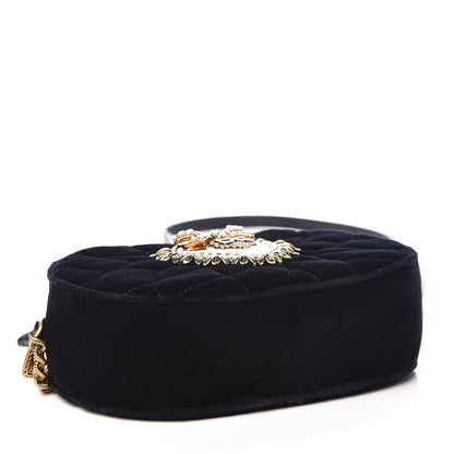 Dolce & Gabbana Velvet Devotion Crossbody Bag Black 4 of 9