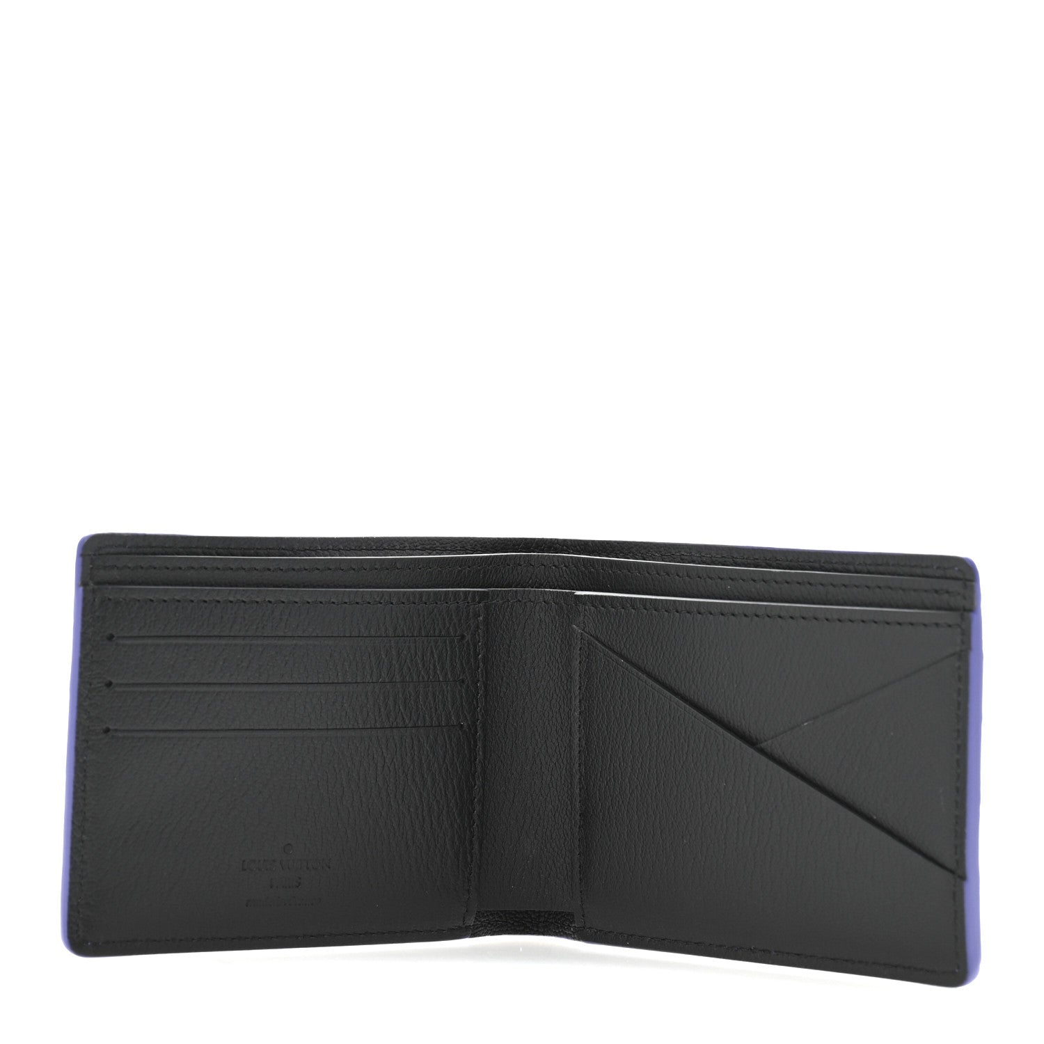 Louis Vuitton Crocodile Multiple Wallet Blue Rose 5 of 6