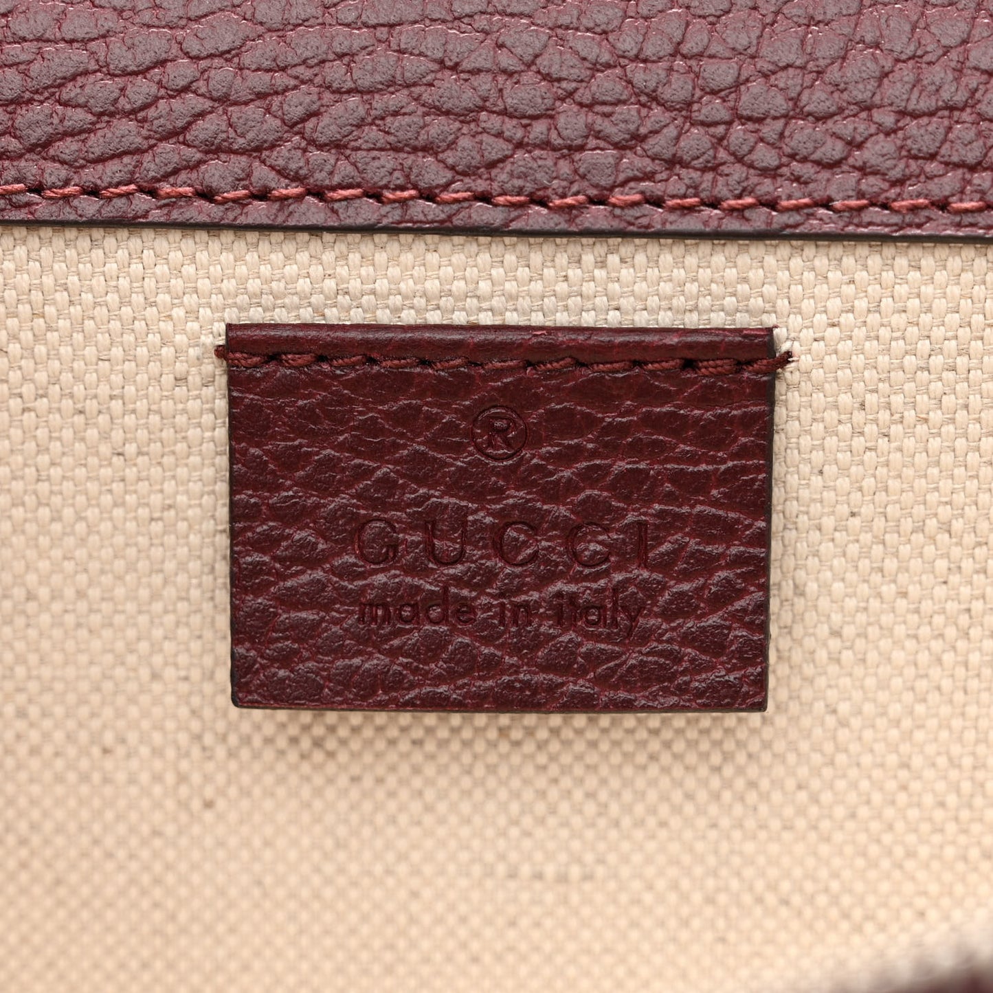 Dollar Calfskin Crystal Small Dionysus Shoulder Bag Vintage Bordeaux