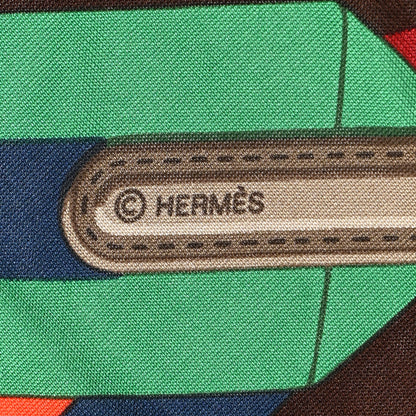 Hermes Silk Sangles Giant Triangle Scarf 4 of 5