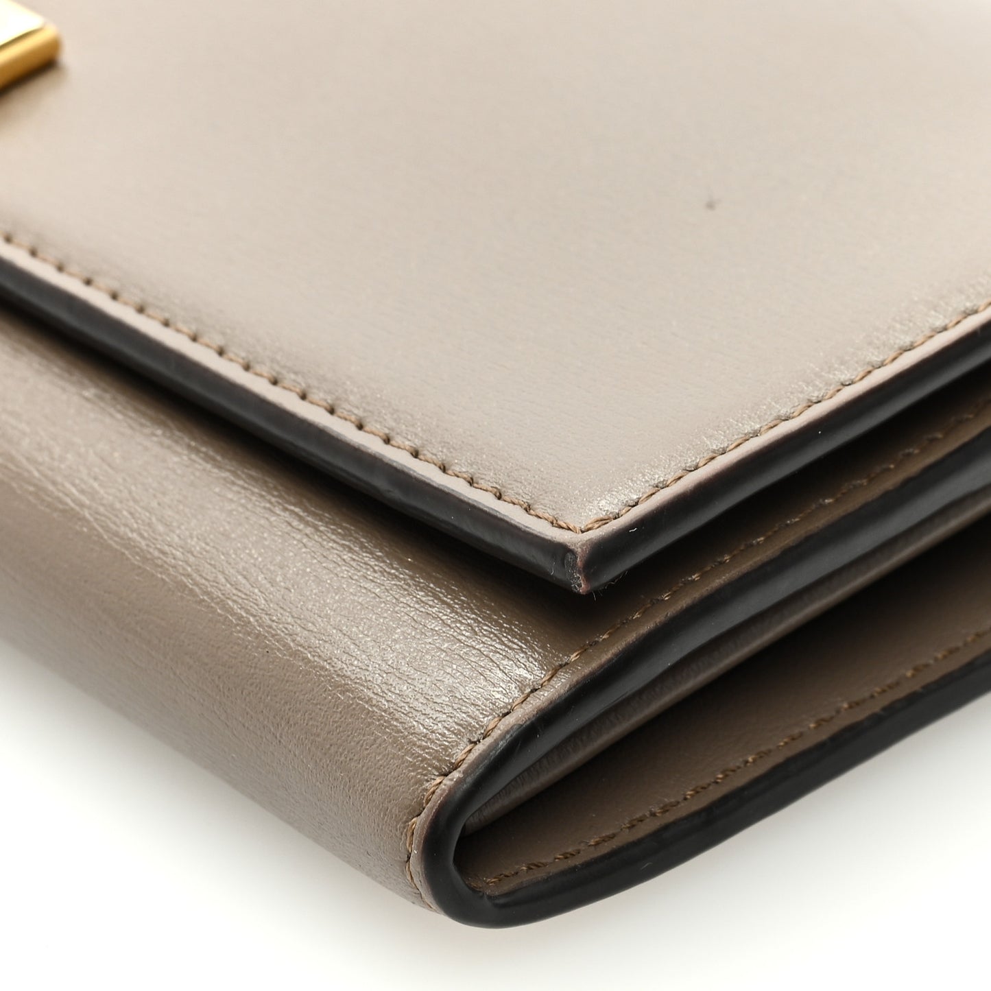 Vitello Palmellato Continental Wallet on Chain Tartufo