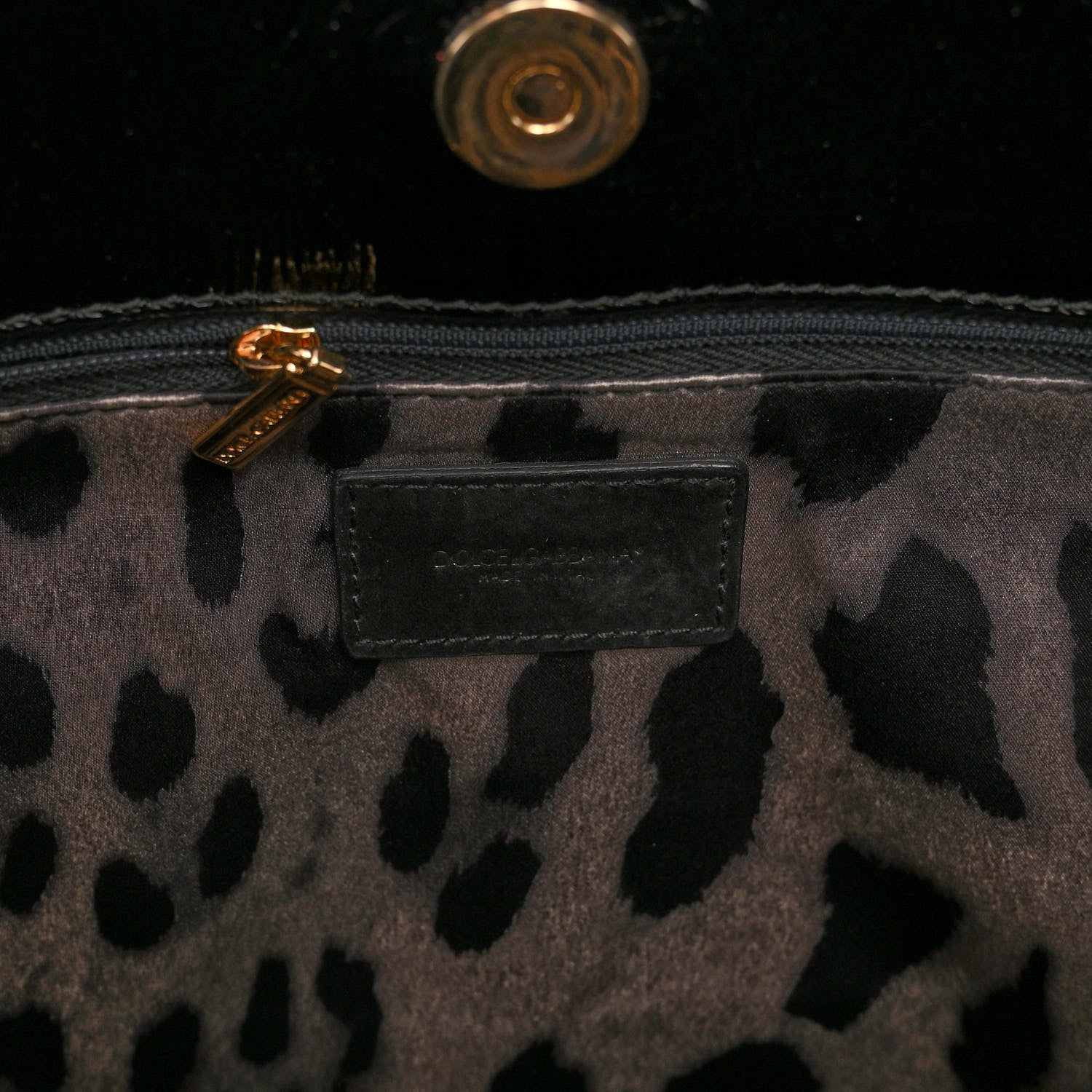 Dolce & Gabbana Patent Miss Sicily Tote Black 6 of 10