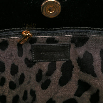 Dolce & Gabbana Patent Miss Sicily Tote Black 6 of 10