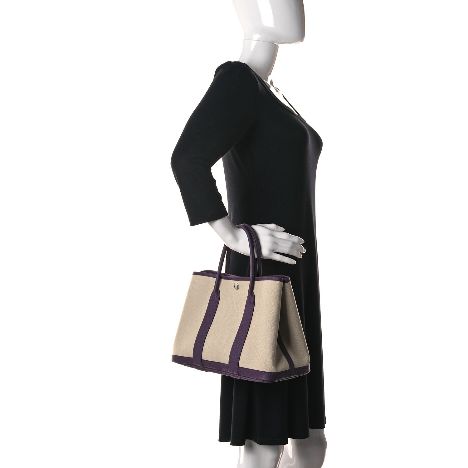 Hermes Toile Militaire Negonda Garden Party 30 TPM Beton Cassis 2 of 11