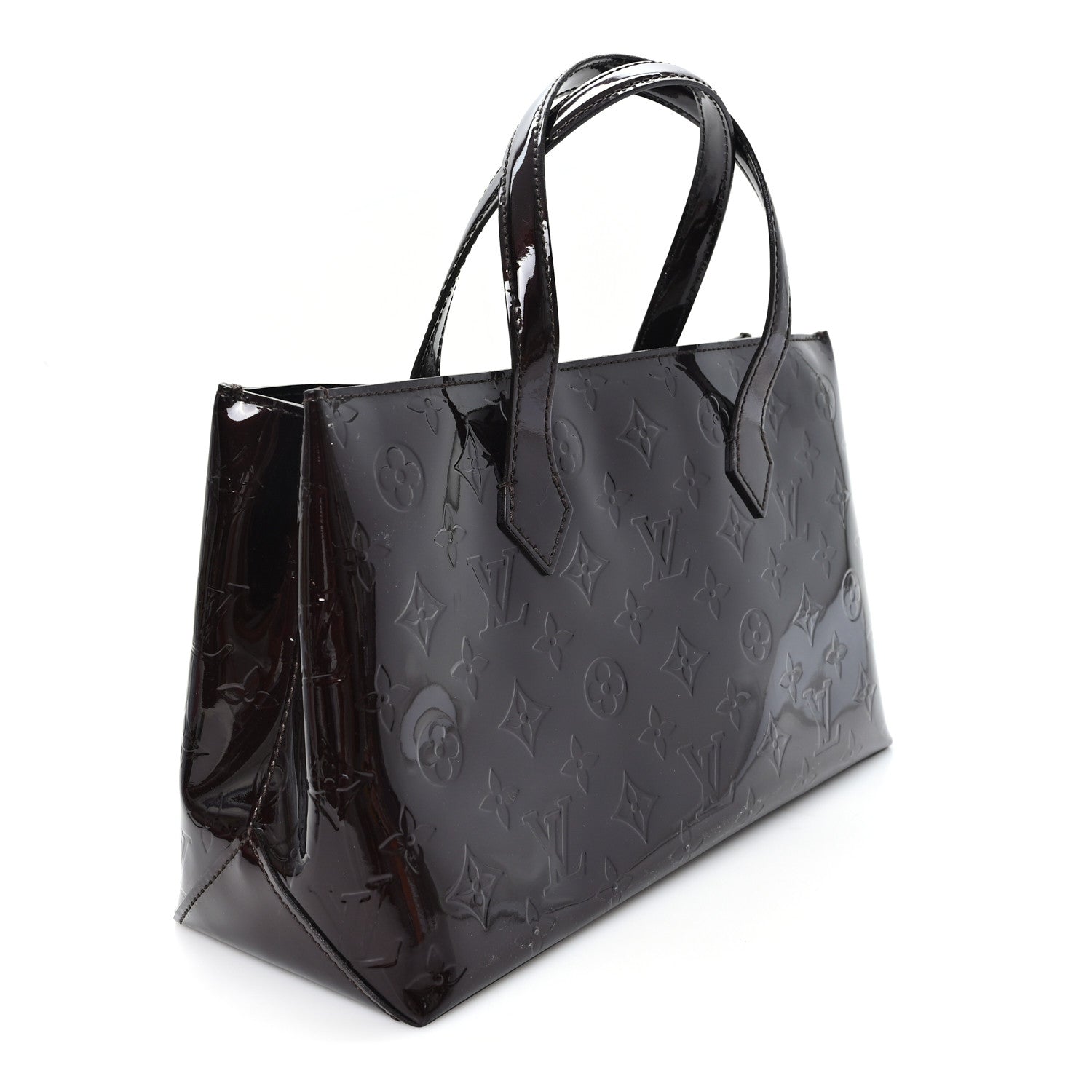 Louis Vuitton Vernis Wilshire PM Amarante 3 of 10