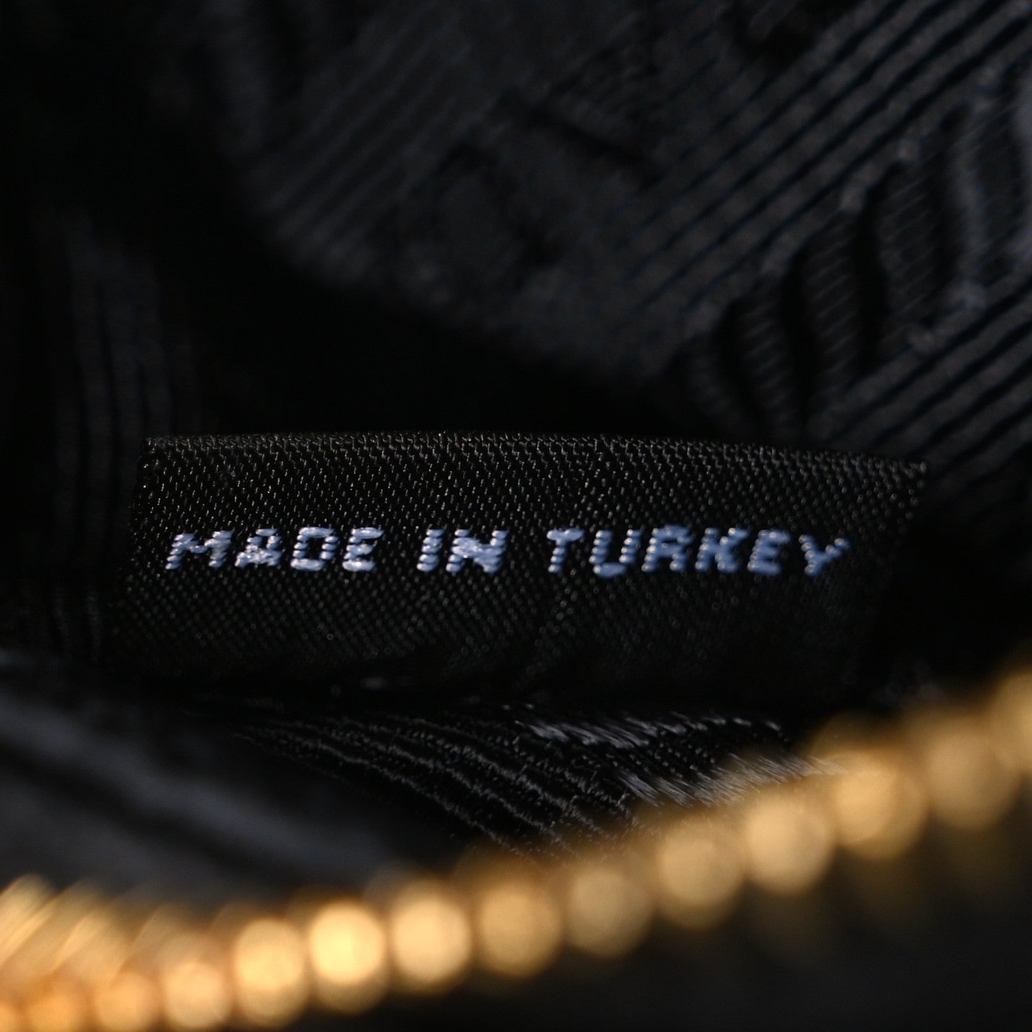 Prada Tessuto Nylon Gaufre Shoulder Bag Black 7 of 11