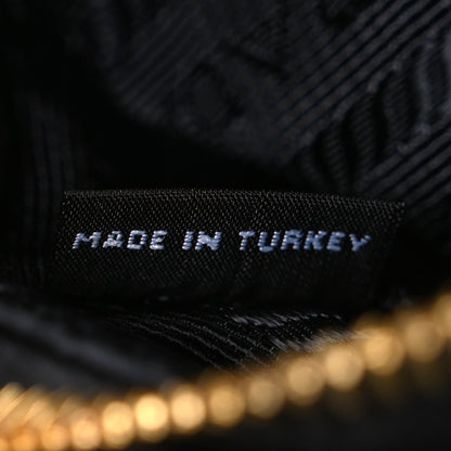 Prada Tessuto Nylon Gaufre Shoulder Bag Black 7 of 11