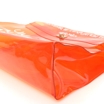 Hermes Vinyl Souvenir De L'Exposition Kelly Orange 8 of 11