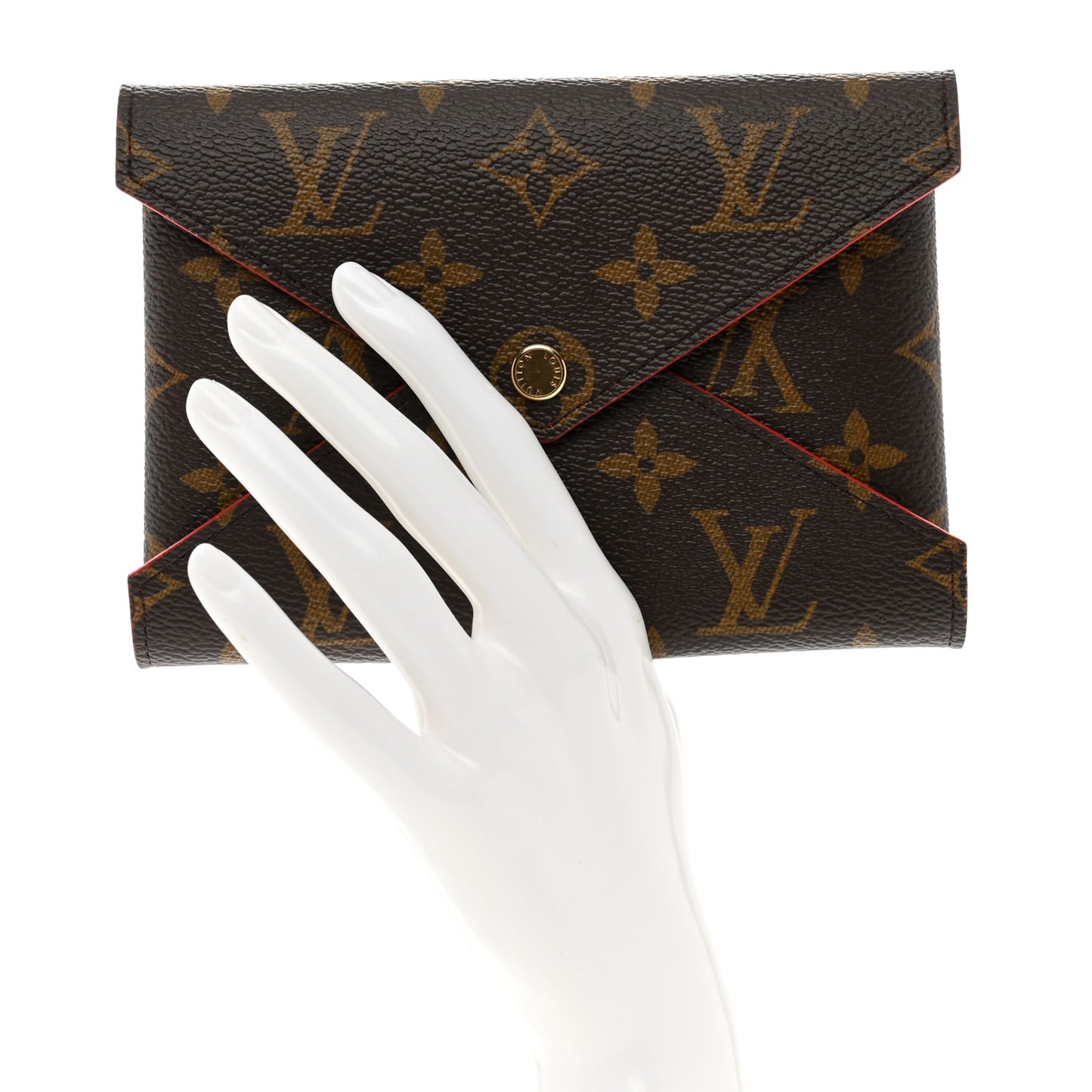 Monogram Medium Kirigami Pochette Insert Coquelicot