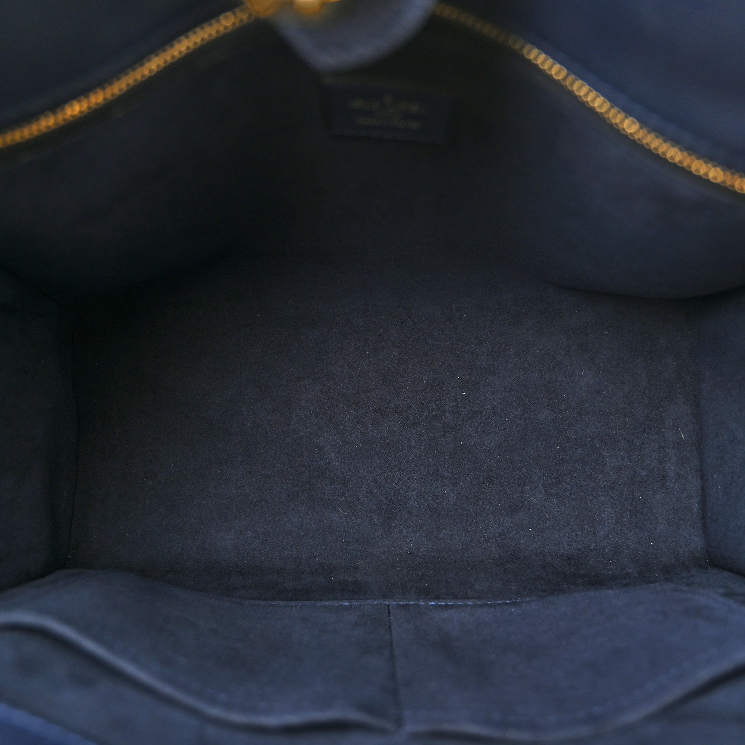 Louis Vuitton Calfskin Mahina Braided On My Side MM Navy 5 of 11