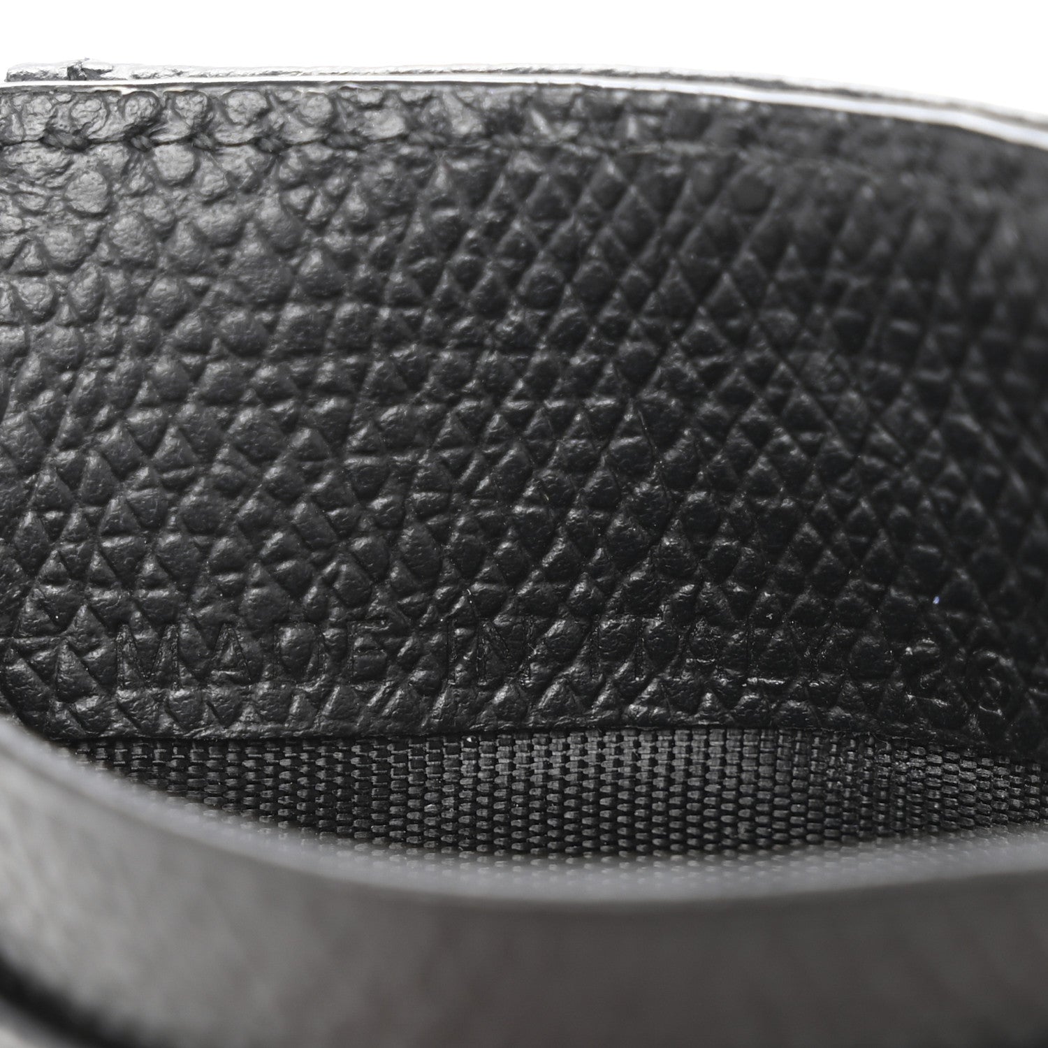 Christian Dior Grained Calfskin Cannage Diorama Wallet Black 7 of 10