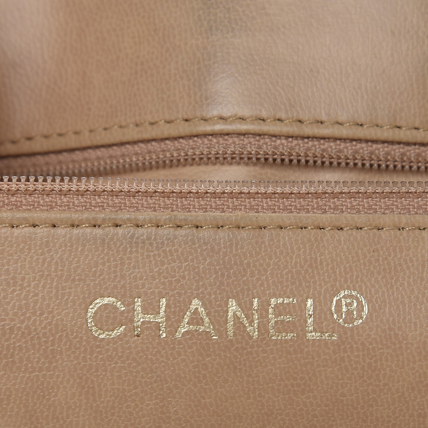 Chanel Lambskin Quilted Shoulder Bag Beige 6 of 21