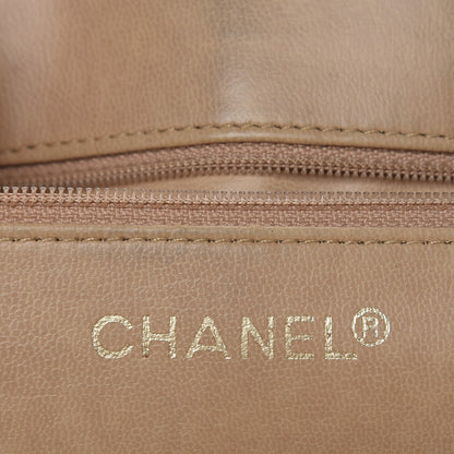 Chanel Lambskin Quilted Shoulder Bag Beige 6 of 21