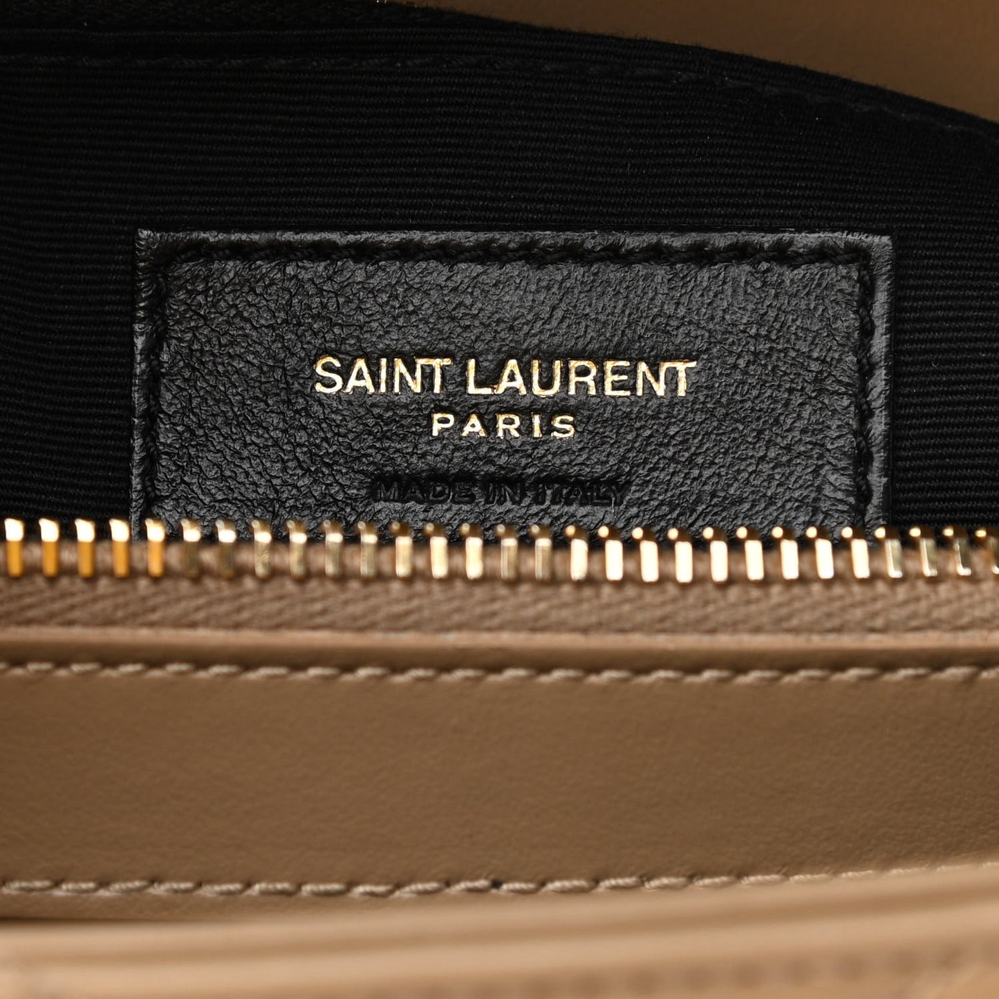 Calfskin Y Quilted Monogram Medium Loulou Chain Satchel Dark Latte