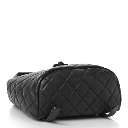 Chanel Lambskin Quilted Mini Urban Spirit Backpack Black 4 of 8
