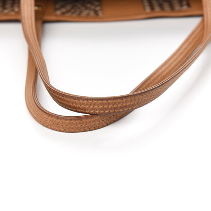 MCM Visetos Medium Liz Reversible Shopper Tote Cognac 11 of 15