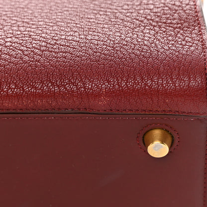 Celine Bullhide Calfskin Small Ring Bag Dark Ruby 11 of 13