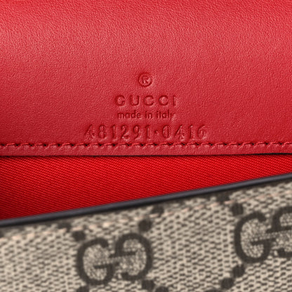 Gucci GG Supreme Monogram Mini Cherry Chain Bag 6 of 12