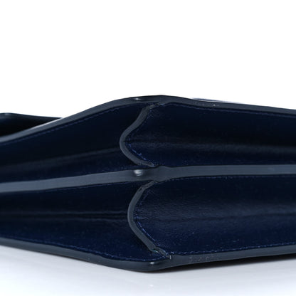 Salvatore Ferragamo Calfskin Aileen Navy 6 of 8