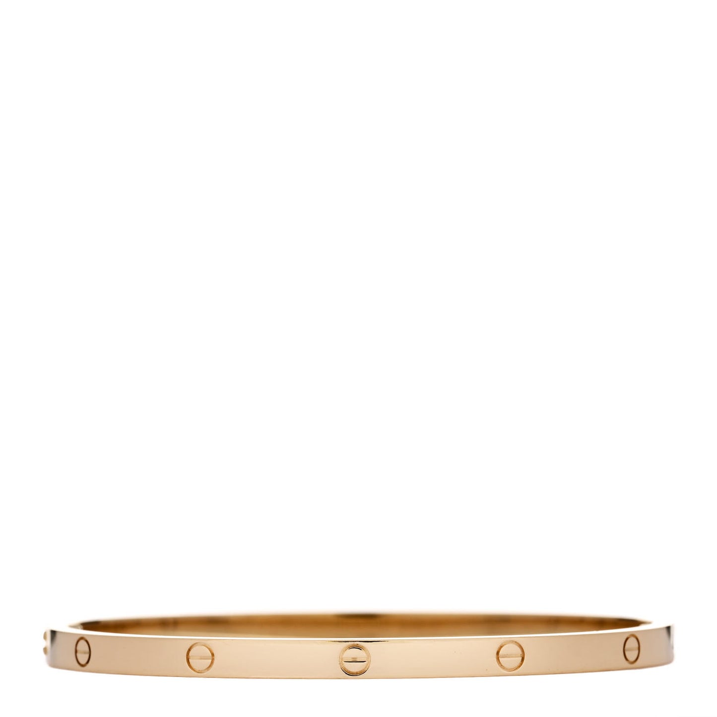 18K Yellow Gold Small LOVE Bracelet 17
