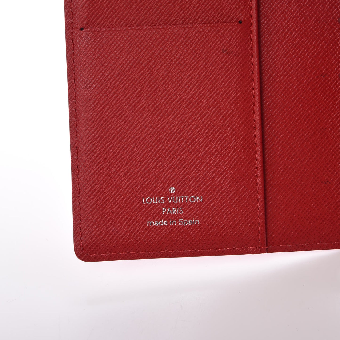 Epi Small Ring Agenda Cover Castillan Red