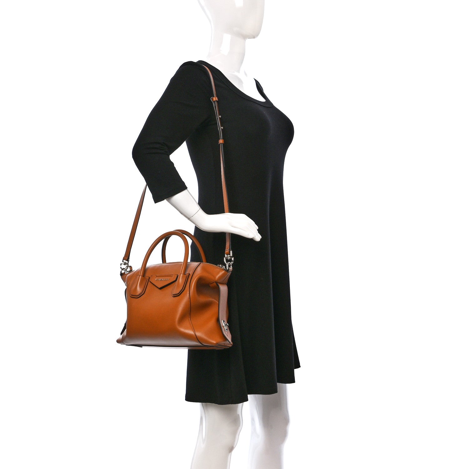 Givenchy Calfskin Small Soft Antigona Tan 2 of 8