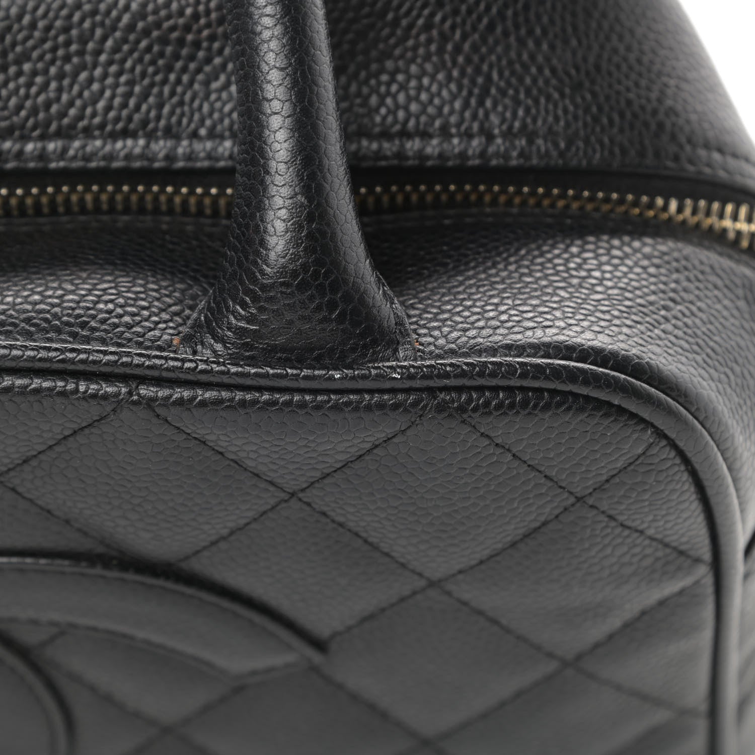 Chanel Caviar Quilted Small Bowler Black 12 of 16