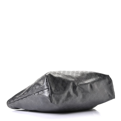 Gucci Imprime Monogram Large Zippered Shopping Tote Pewter 3 of 7