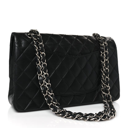 Chanel Lambskin Quilted Medium Double Flap Black 3 of 9