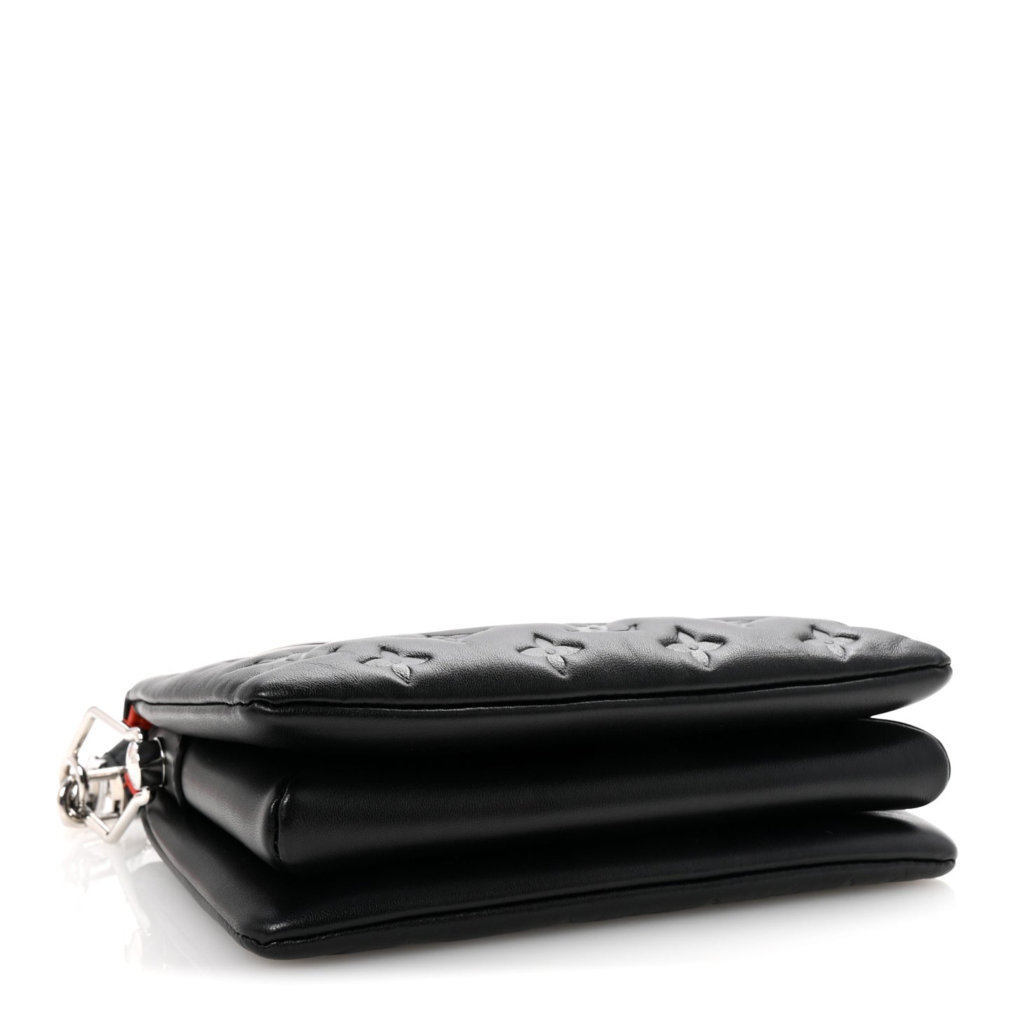 Lambskin Embossed Monogram Coussin BB Black