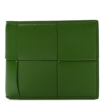 Bottega Veneta Nappa Maxi Intrecciato Bi-Fold Wallet Avocado 1 of 7