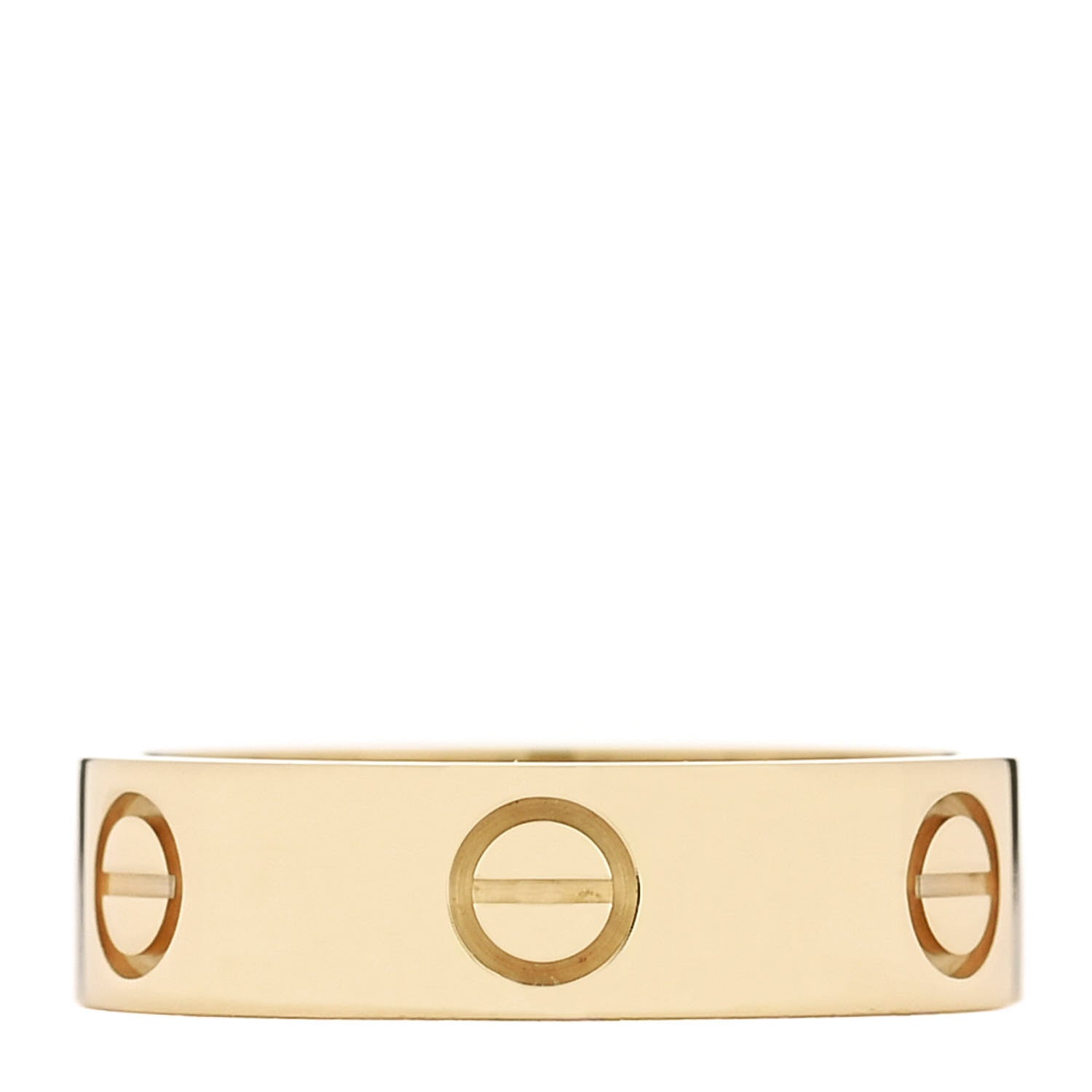 Cartier 18K Yellow Gold 5.5mm LOVE Ring 56 7.75 1 of 5