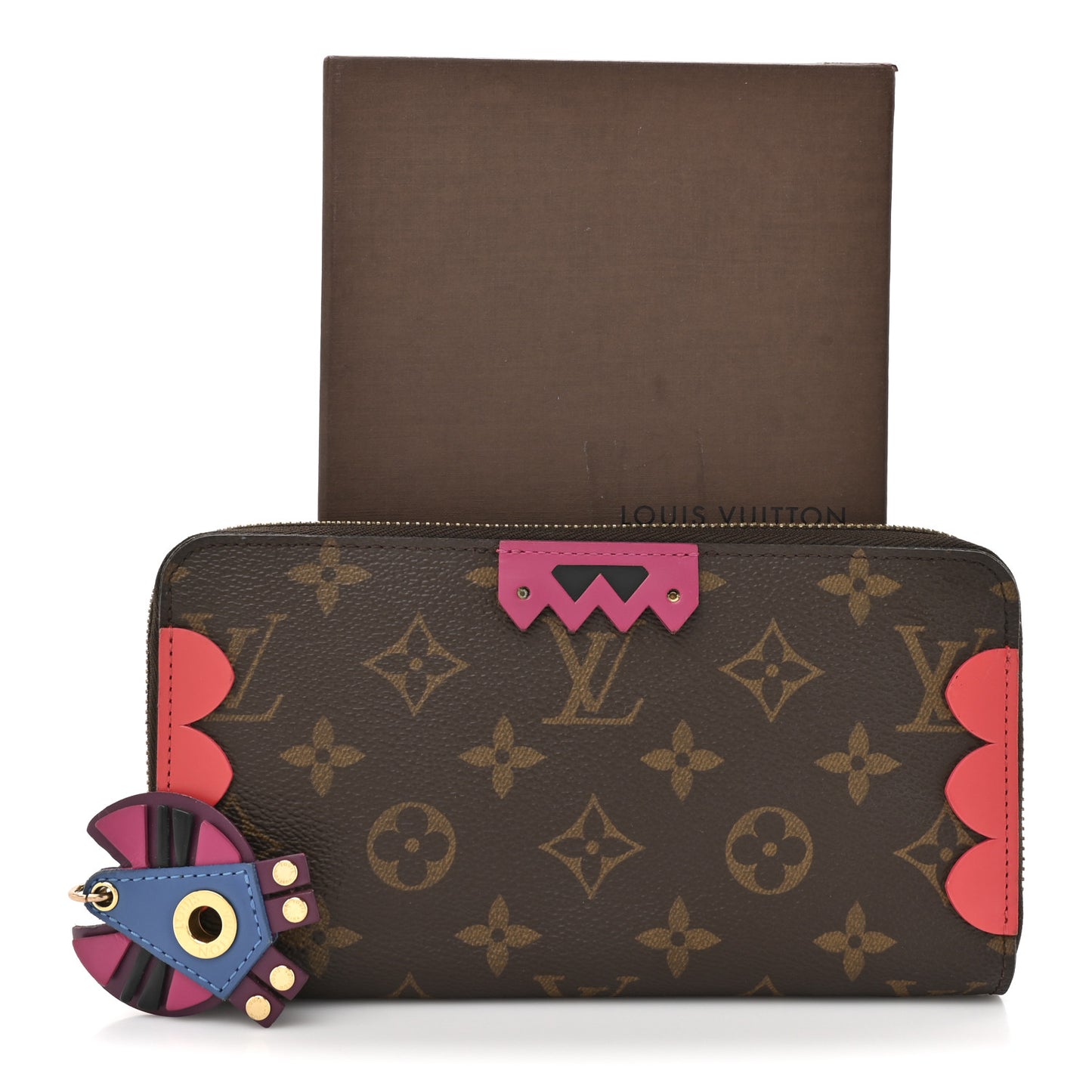 Monogram Totem Zippy Wallet Flamingo