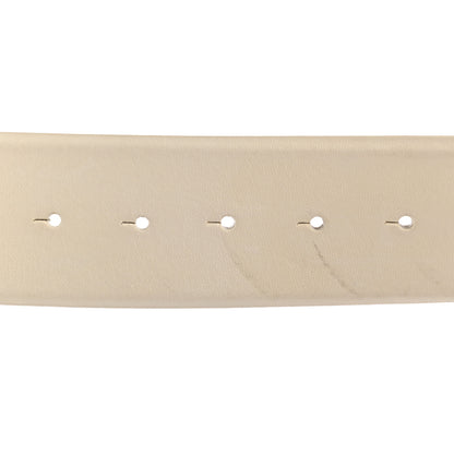 Chanel Calfskin CC Belt 90 36 White 7 of 9