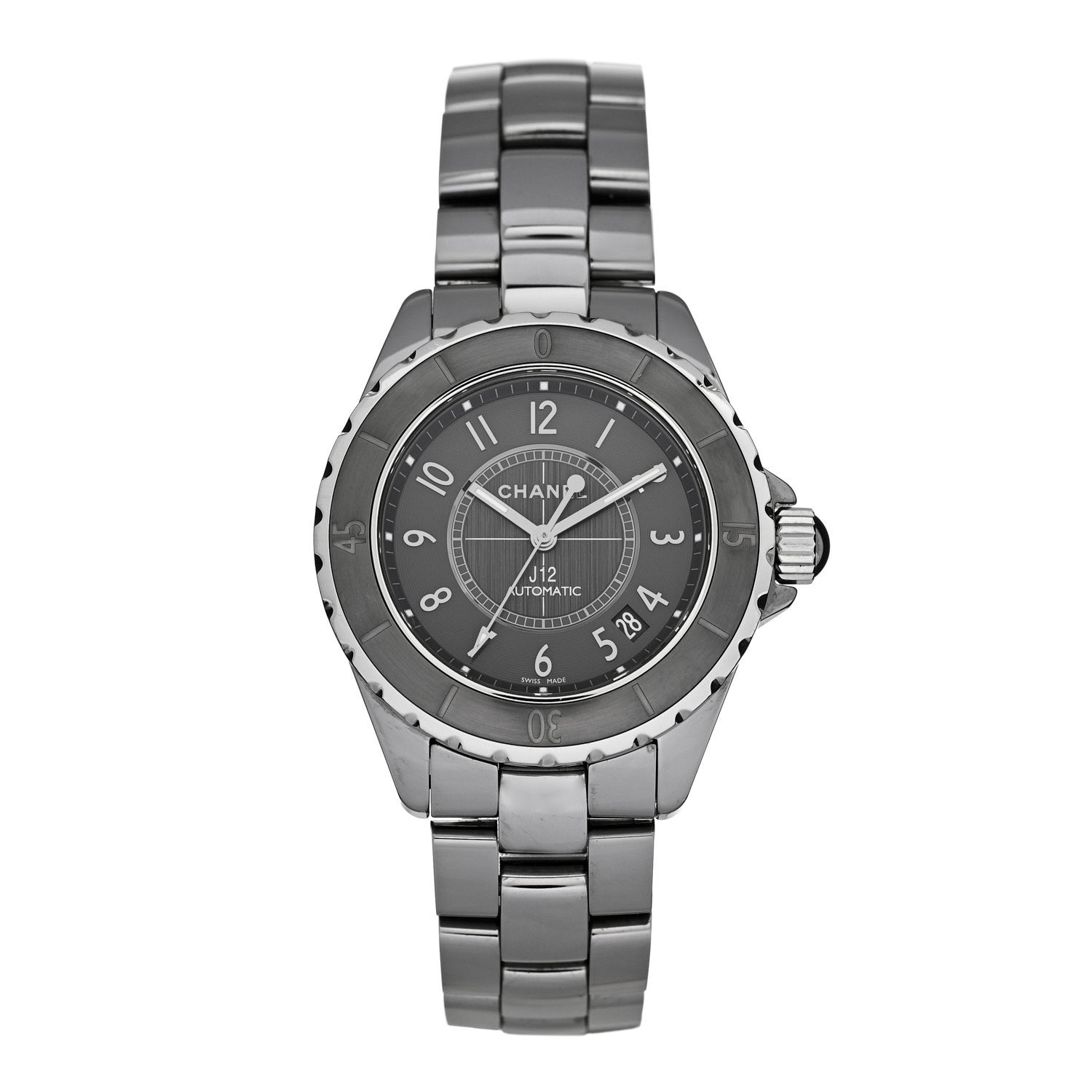 Chanel Titanium Ceramic 38mm J12 Chromatic Automatic Watch 1 of 4