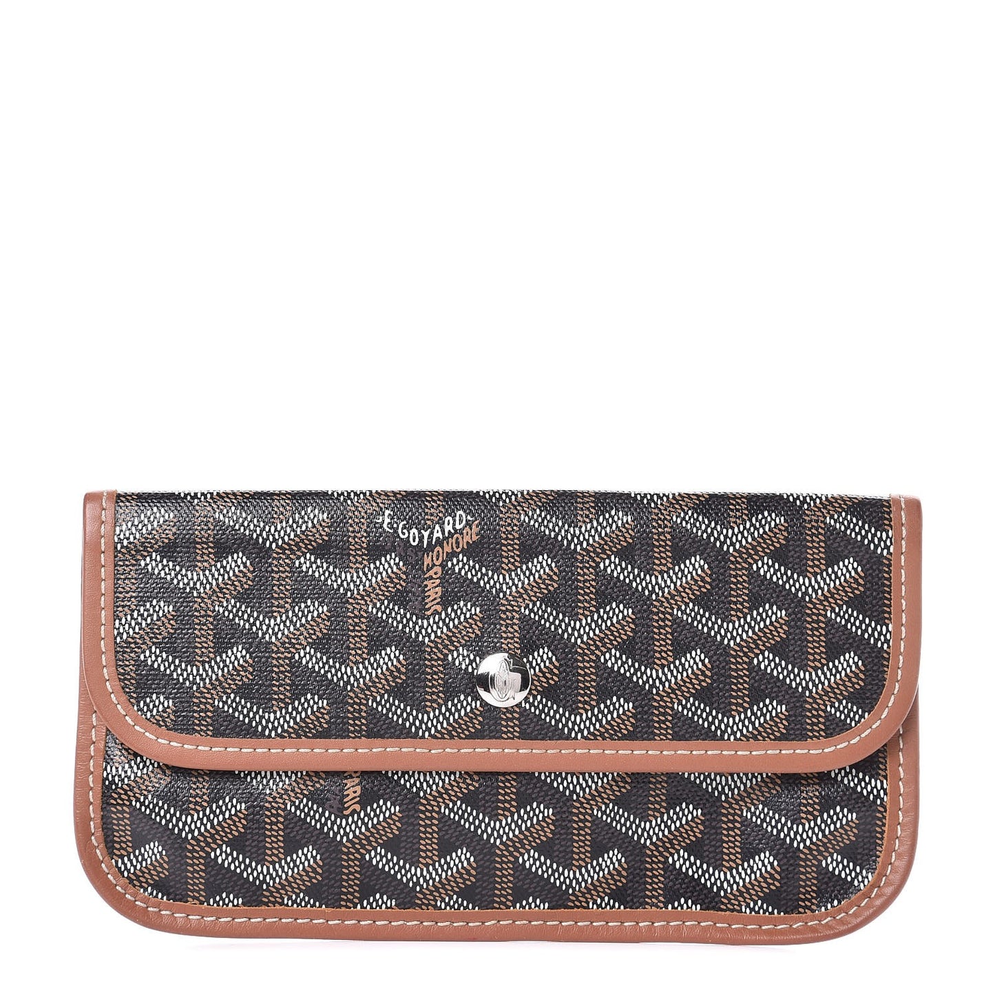 Goyardine Pouch Black Gold