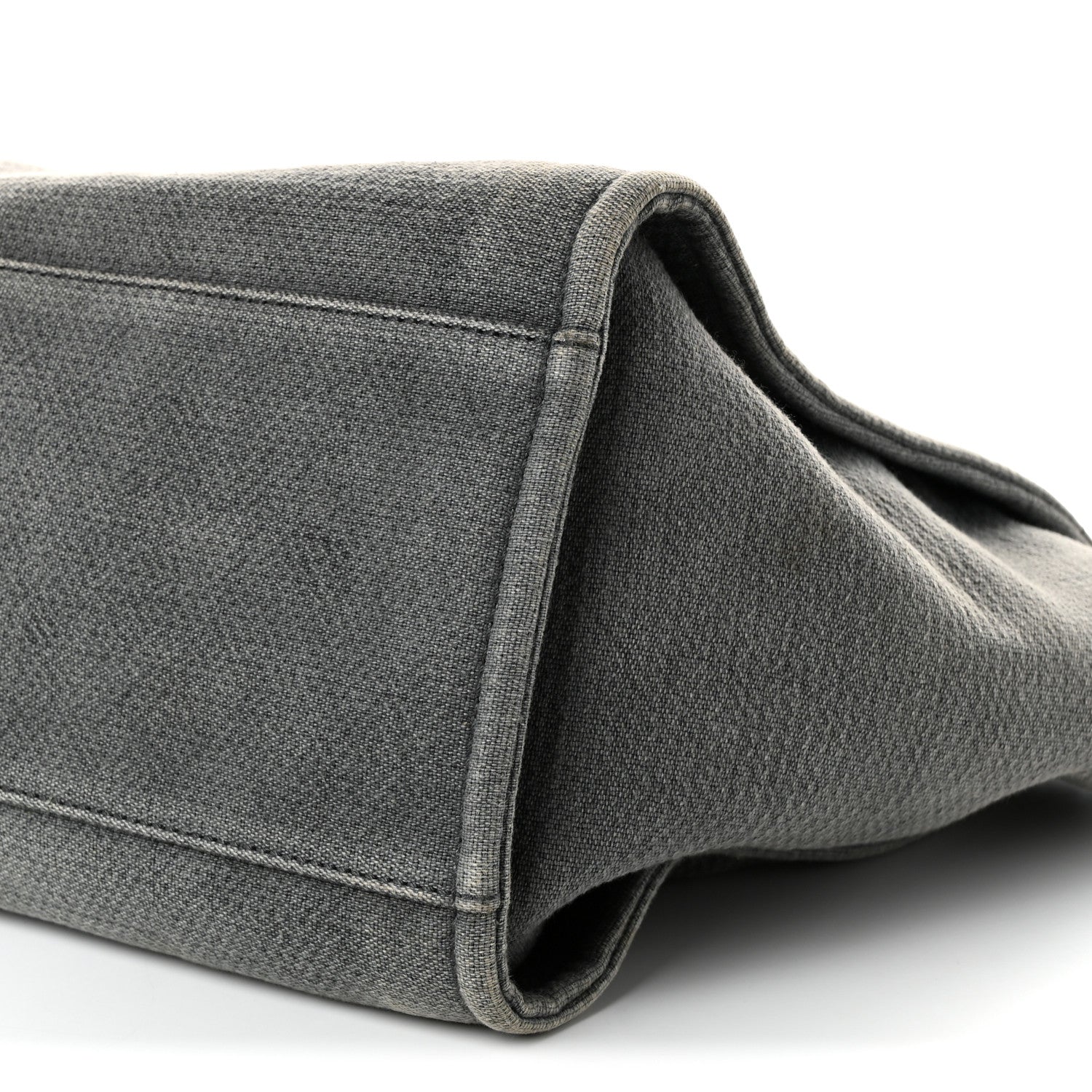 Chanel Canvas Medium Deauville Tote Grey 10 of 10