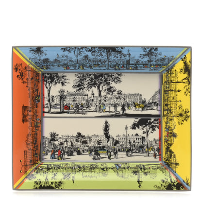 Hermes Porcelain L'Ombre des Boulevards Change Tray 1 of 8