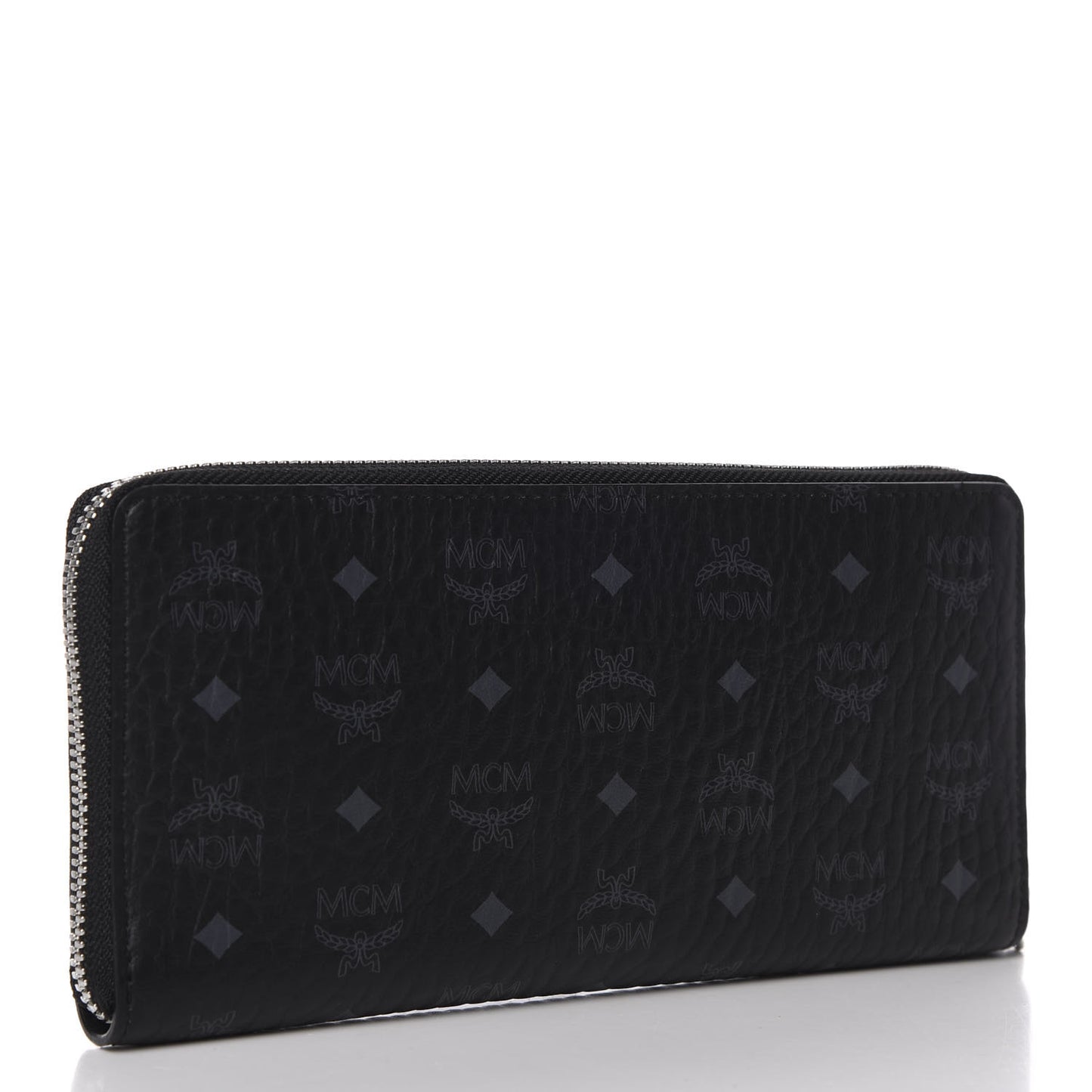 Visetos Large Zip Around Wallet Black