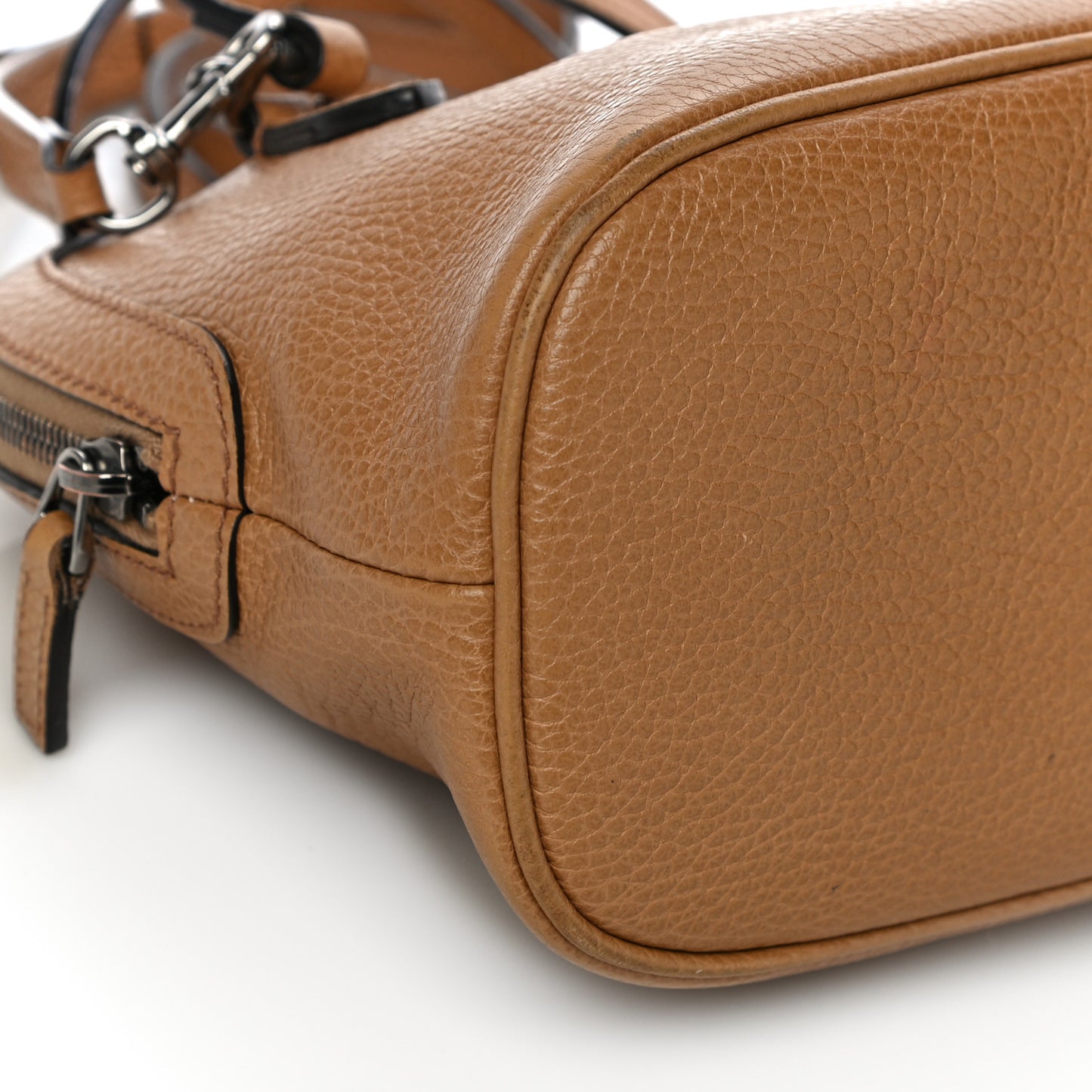Calfskin Mini Dome Bag Whiskey
