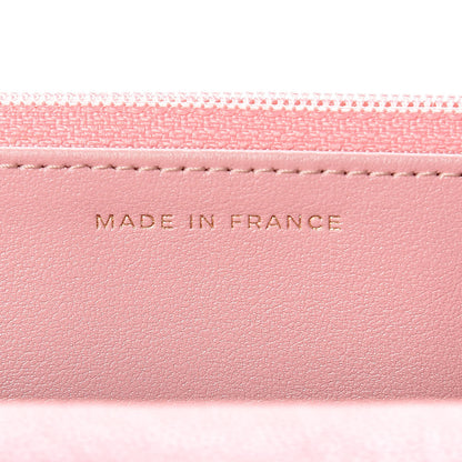 Chanel Iridescent Caviar Quilted Wallet on Chain WOC Rose Pink 7 of 12