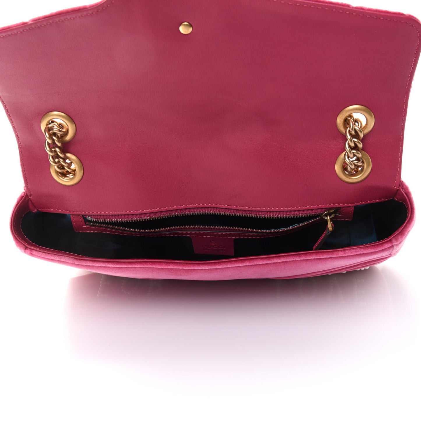 Velvet Matelasse Blind for Love Embroidered Medium GG Marmont Shoulder Bag Light Raspberry Rose Multicolor