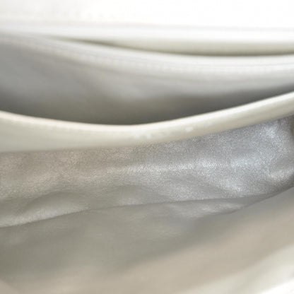 Chanel Lambskin Jumbo Flap Silver 7 of 10