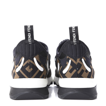 Fendi Technical Mesh Lycra FFreedom Patchwork Sneakers 35.5 Black Tobacco 7 of 11