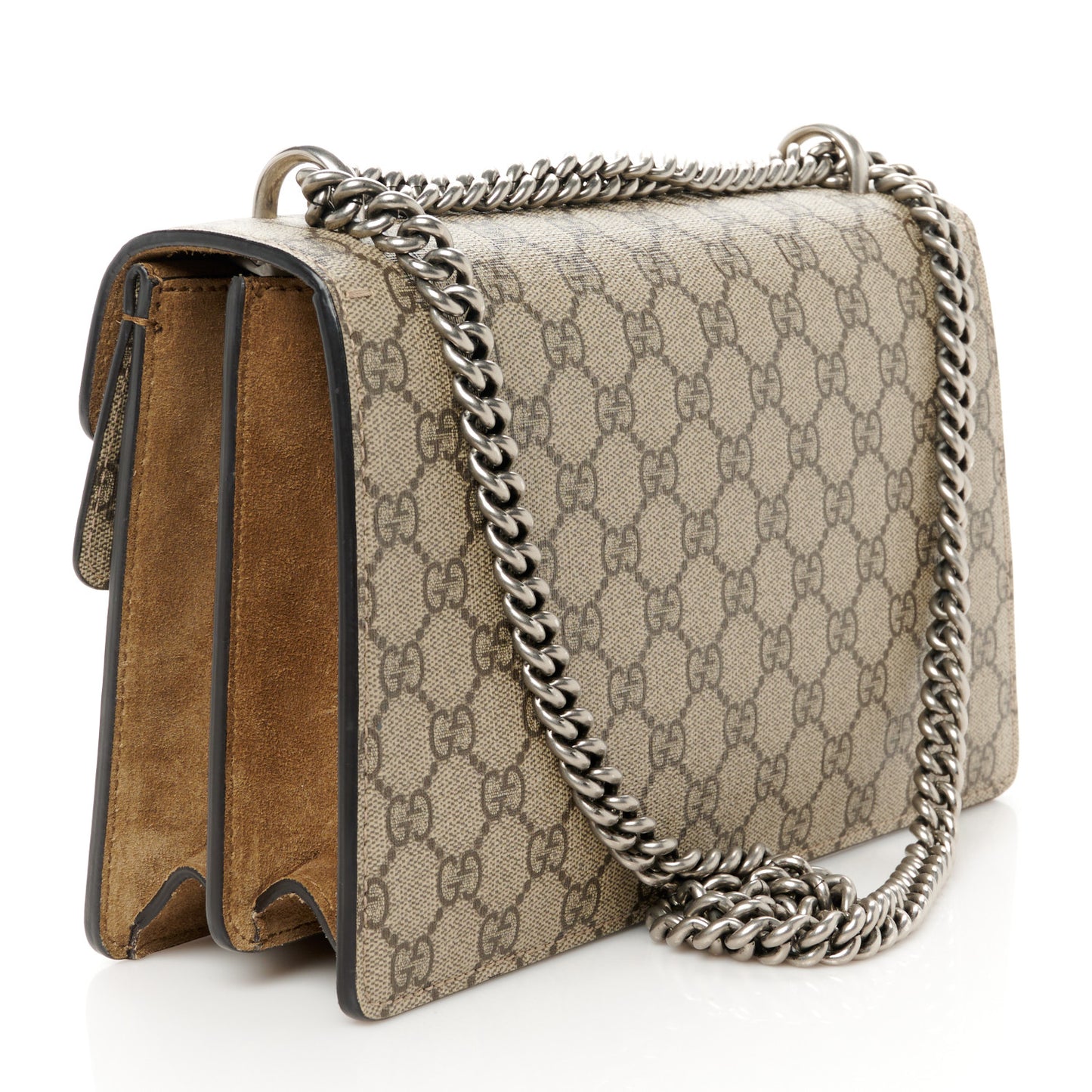 GG Supreme Monogram Small Dionysus Shoulder Bag Taupe