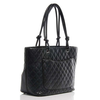 Chanel Calfskin Quilted Large Cambon Tote Black 3 of 7